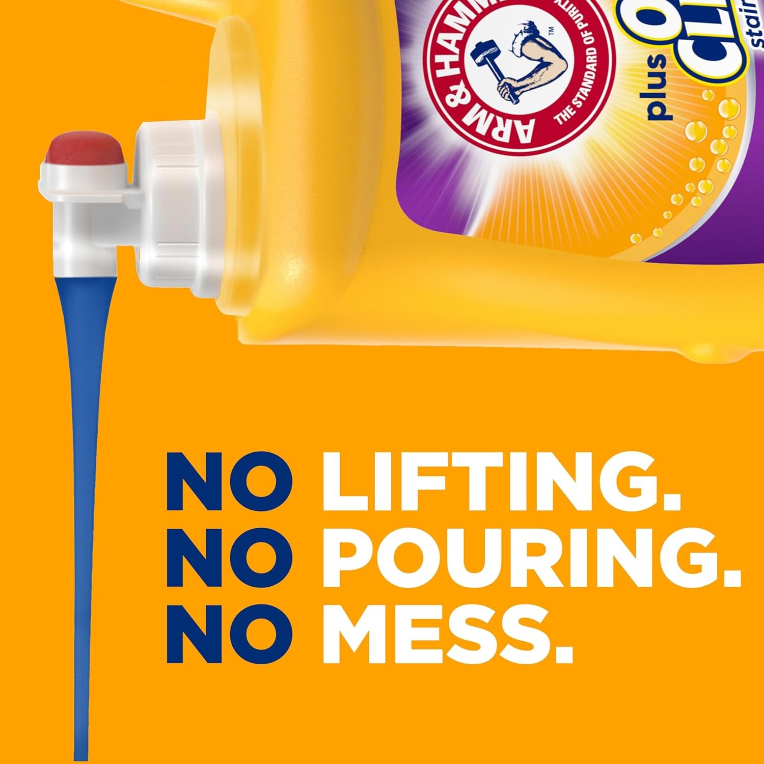 ARM & HAMMER Plus OxiClean Odor Blasters Fresh Burst, 128 Loads Liquid Laundry D