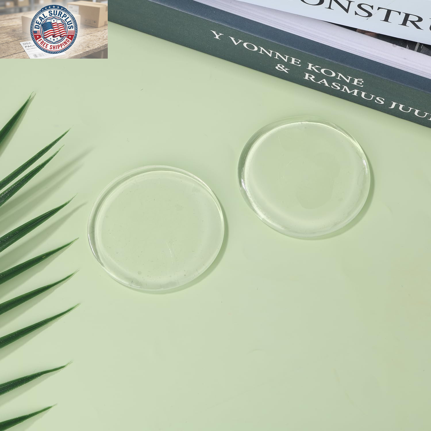 8 Pcs Prosthetic Liner Patches, 2.6Inch Amputee Leg Gel Pads Reusable Prosthetic