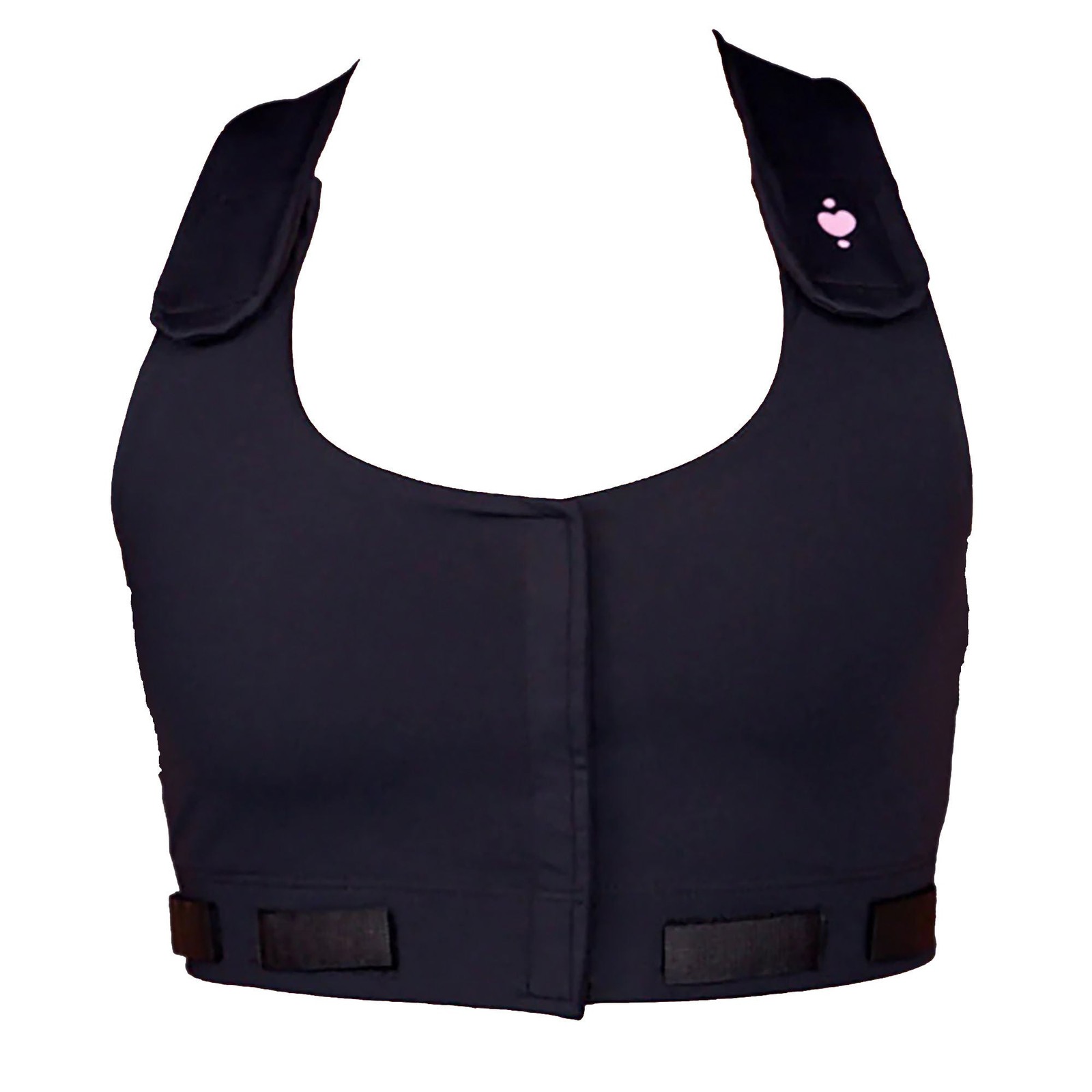 heart&core Larissa Bra Post-Surgery Bra Drainage Bulb and Storage Black XL