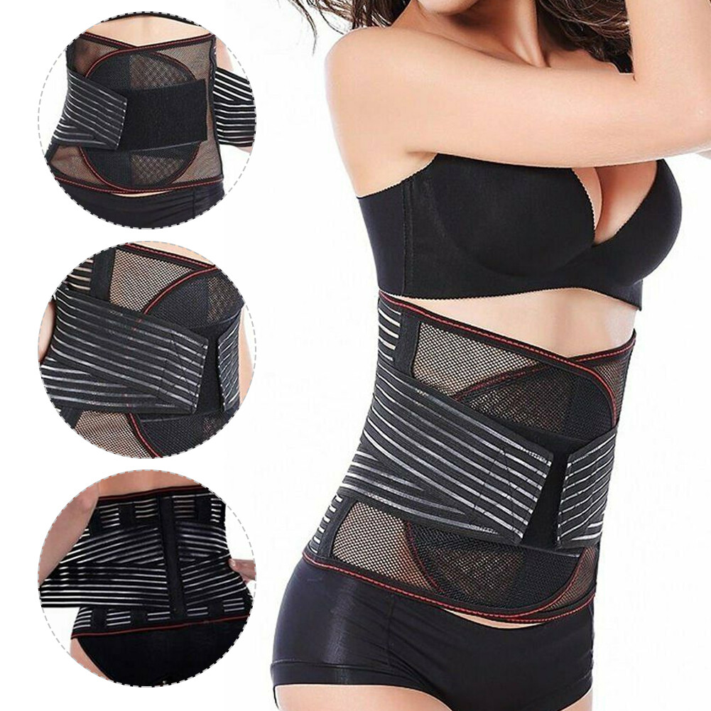 Umbilical Hernia Support Brace Lower Back Lumbar Pain Relief Band For Men Women
