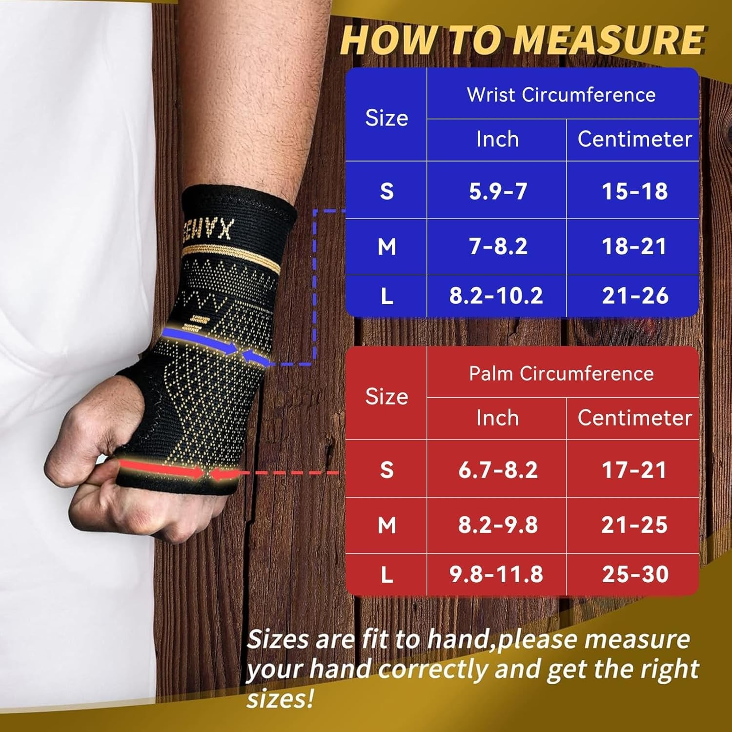 Copper Wrist Compression Sleeve 1 Pair, Comfortable Hand Brace for Arthritis,…