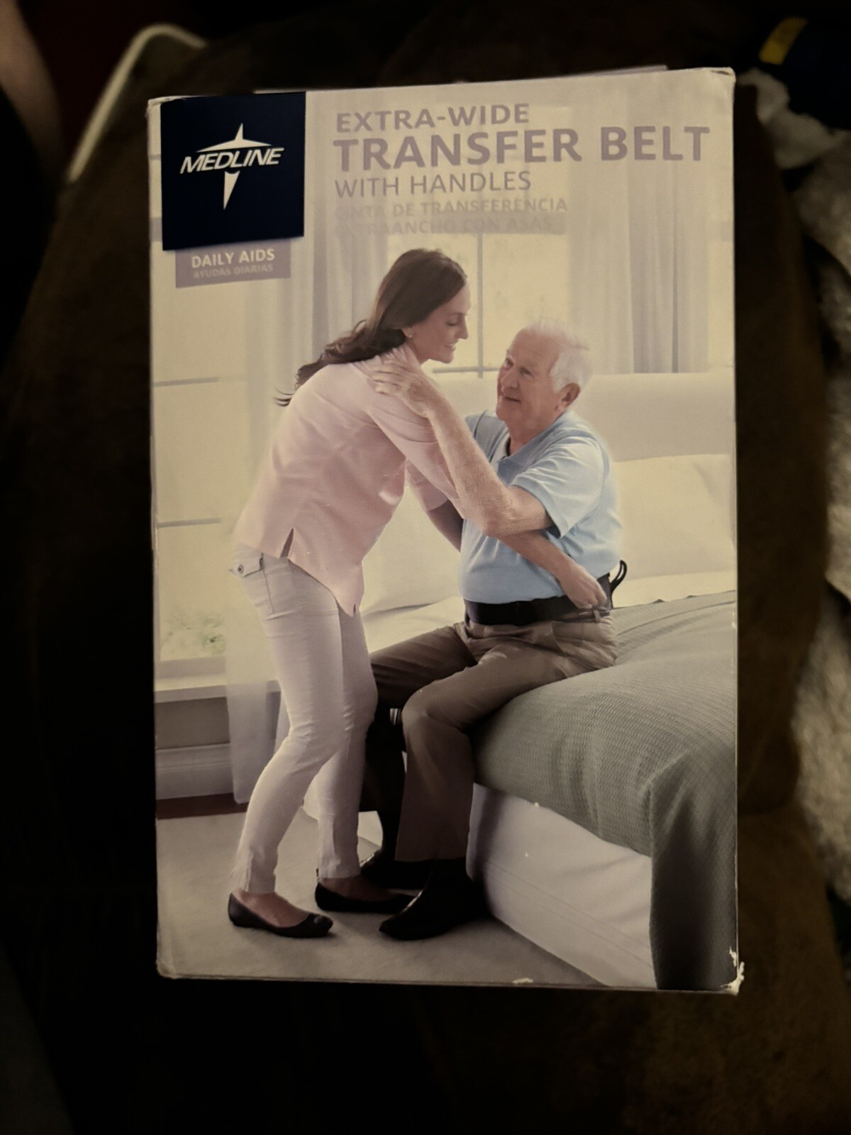 Extra-Wide Transfer Belt With Handles & Quick Release Buckle: 4″ Wide x 52″ Long