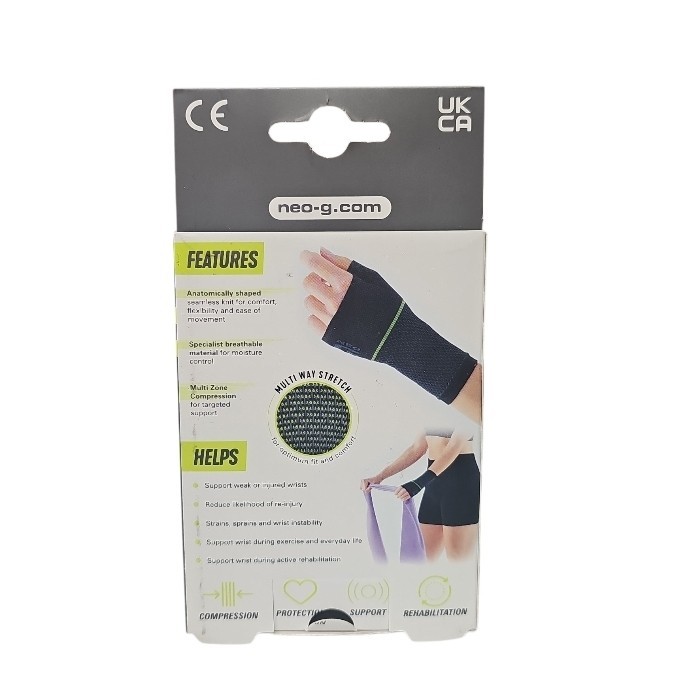 Neo-G Active Wrist Support – For Sports, Golf, Basketball, Football, Yoga Size L
