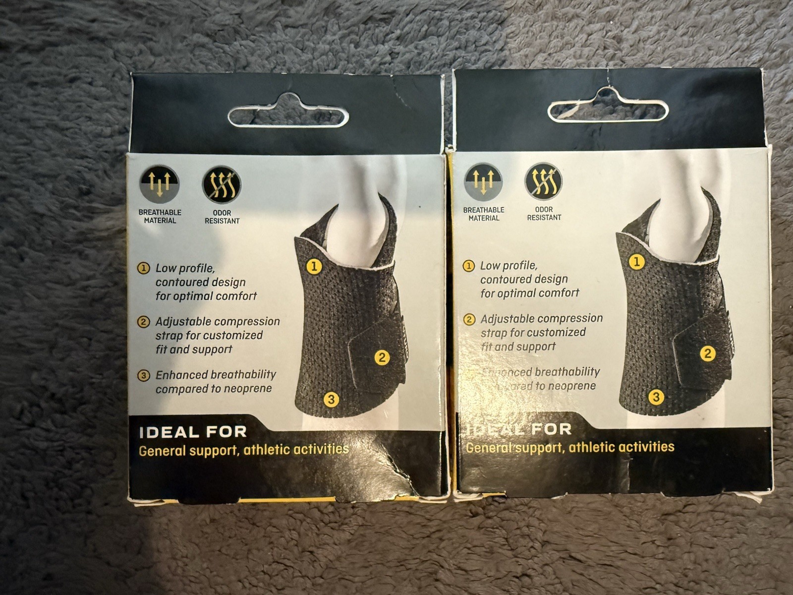 Pack of 2 3M Futuro Wrist Performance Comfort Adjustable Wrist Strap