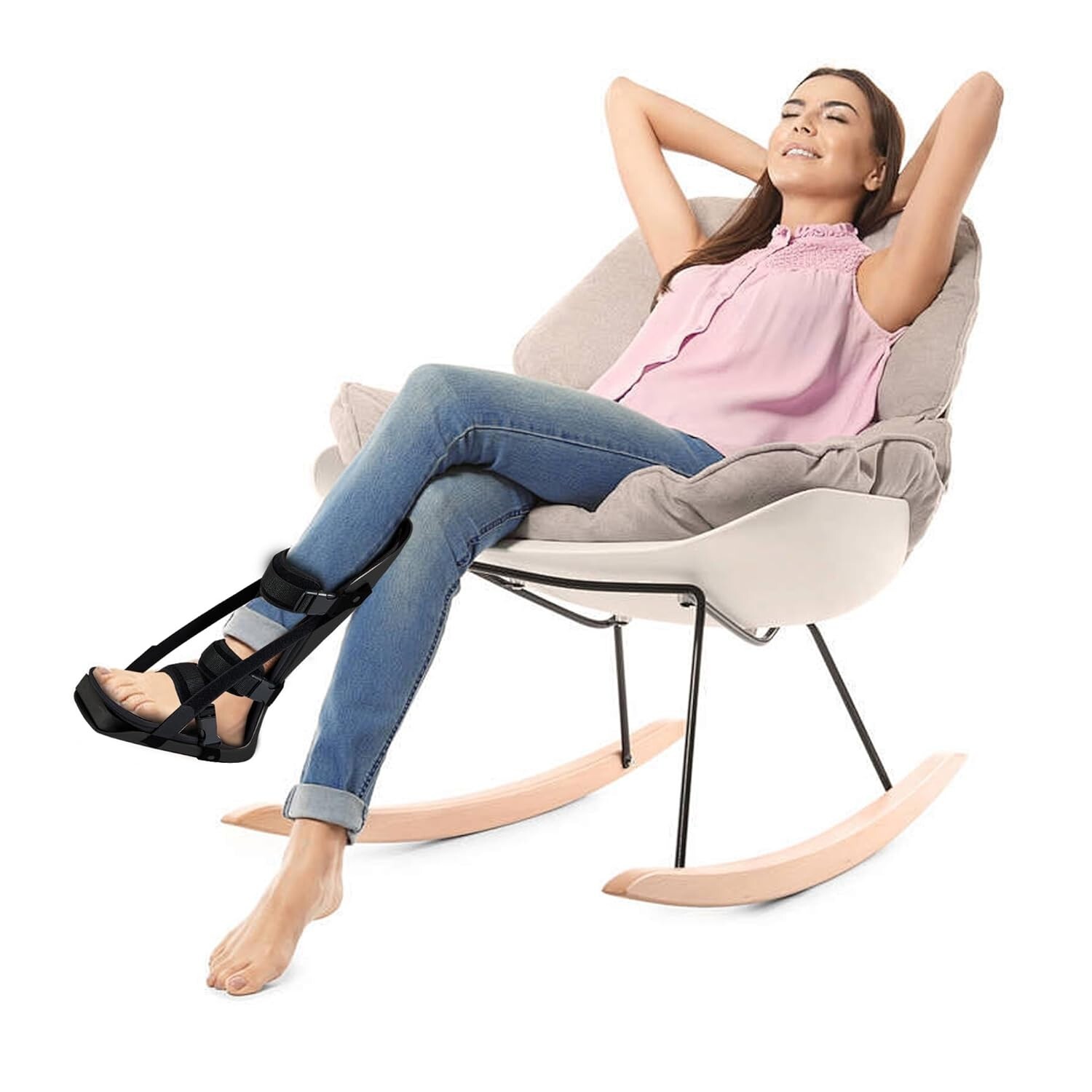 Adjustable Plantar Fasciitis Posterior Night Splint Sleeping Boot Adult XL