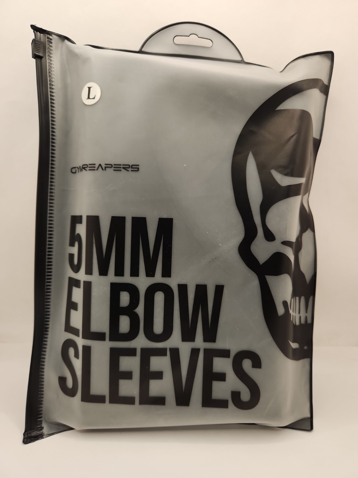 NEW Gymreapers 1 Pair 5mm Elbow Sleeves. Black. Sz: L