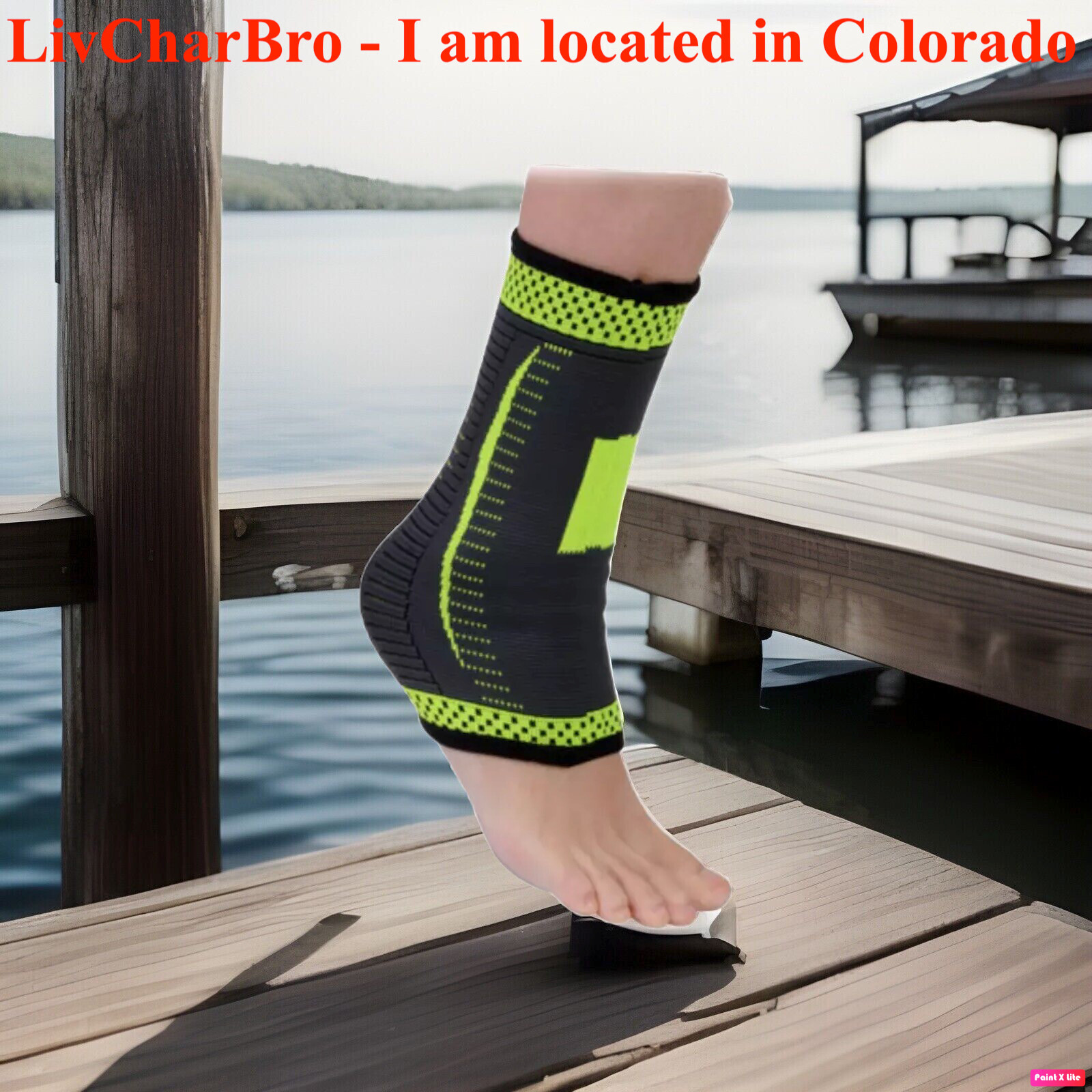 Compression Ankle Brace Support Foot Pain Relief 1 Sleeve