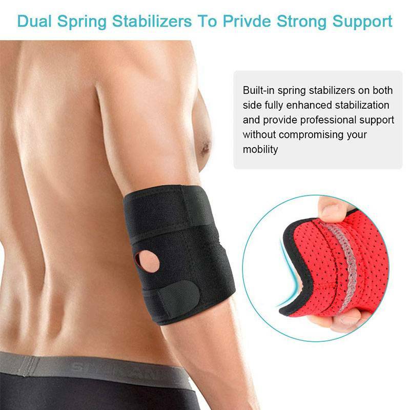 Elbow Support Adjustable Tennis Brace Padded Compression For Arthritis Pain MEN