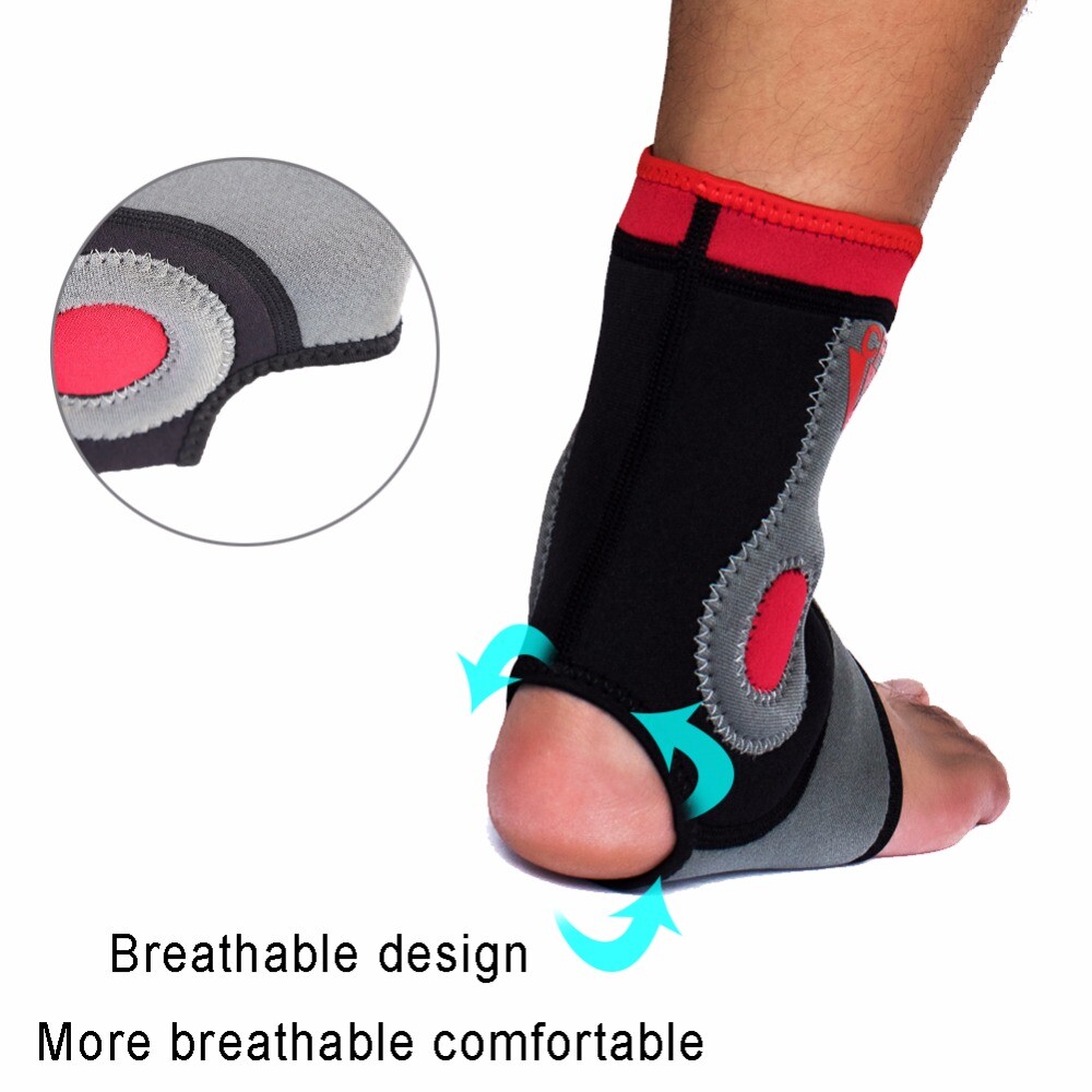 Copper Compression Ankle Support Brace Foot Sleeve – Plantar Swollen Pain Relief