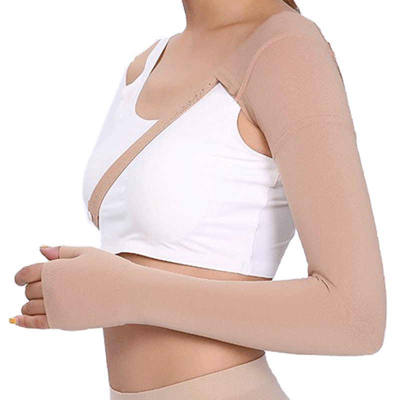 Post Mastectomy Compression Sleeve Elastic Arm Anti Swelling Lymphedema Sleeve~
