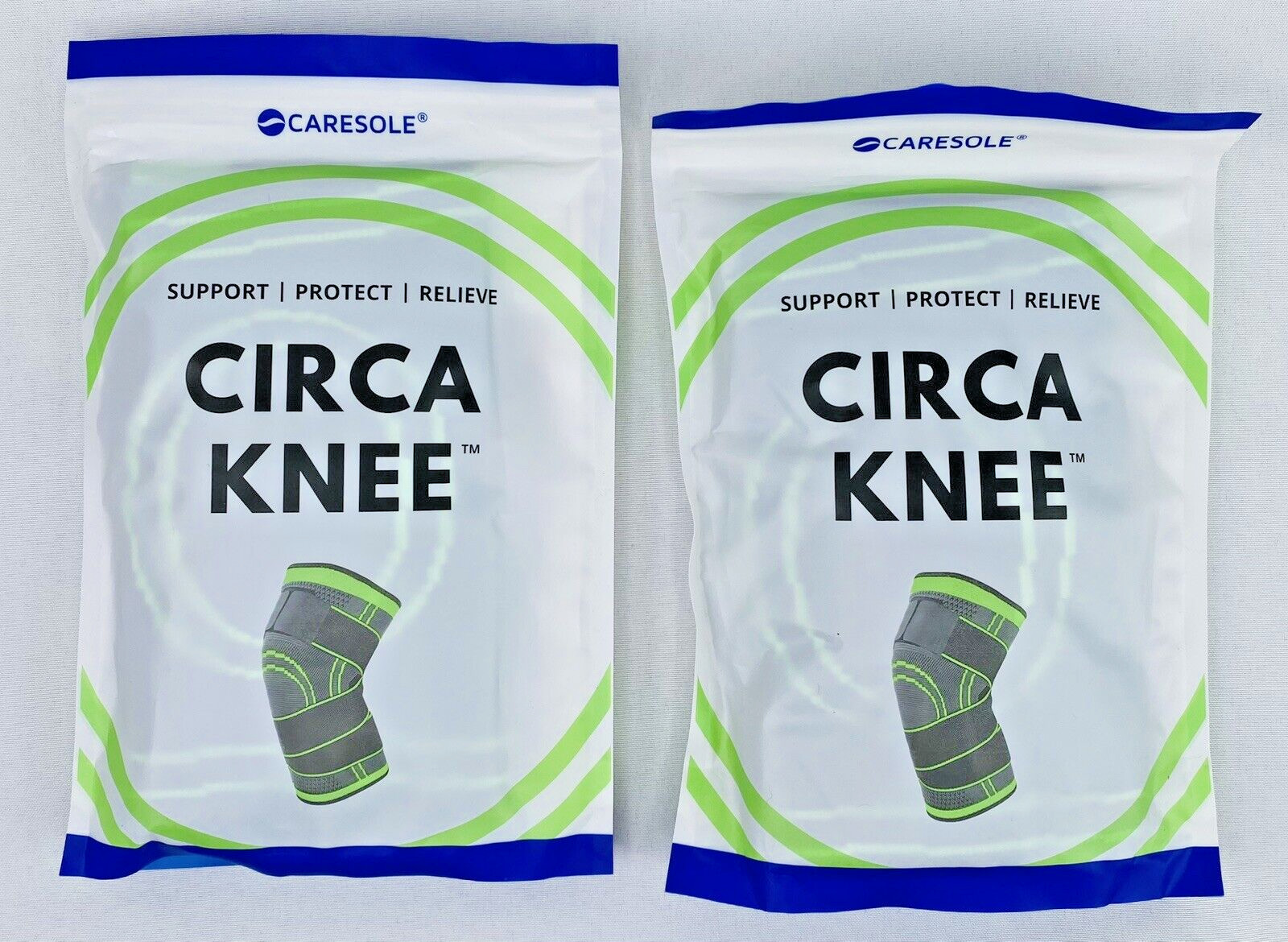 Set of 2 – Circa Knee Sleeves – XL – Compression Knee Sleeves for Men/Women- NEW
