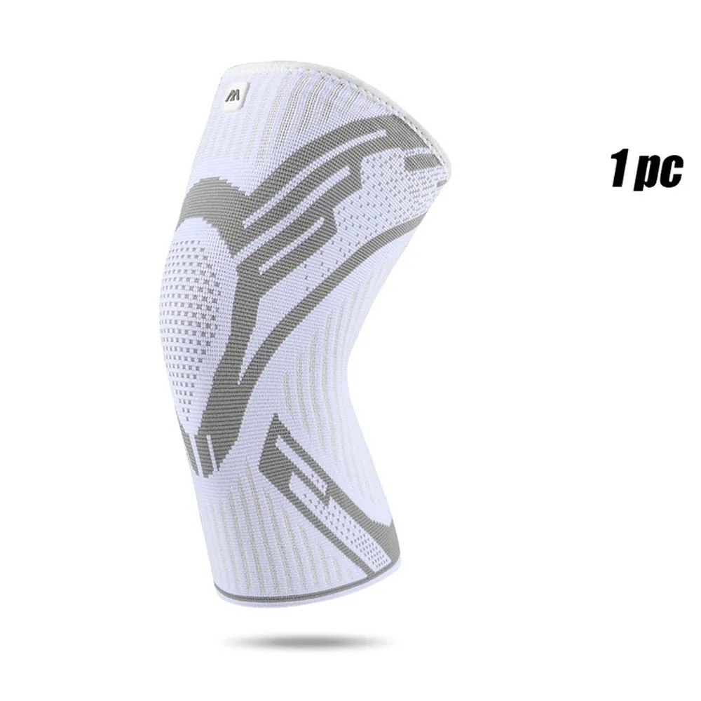 1 Pcs Compression Knee Support Sleeve Elastic Breathable Knee Pads Brace Springs