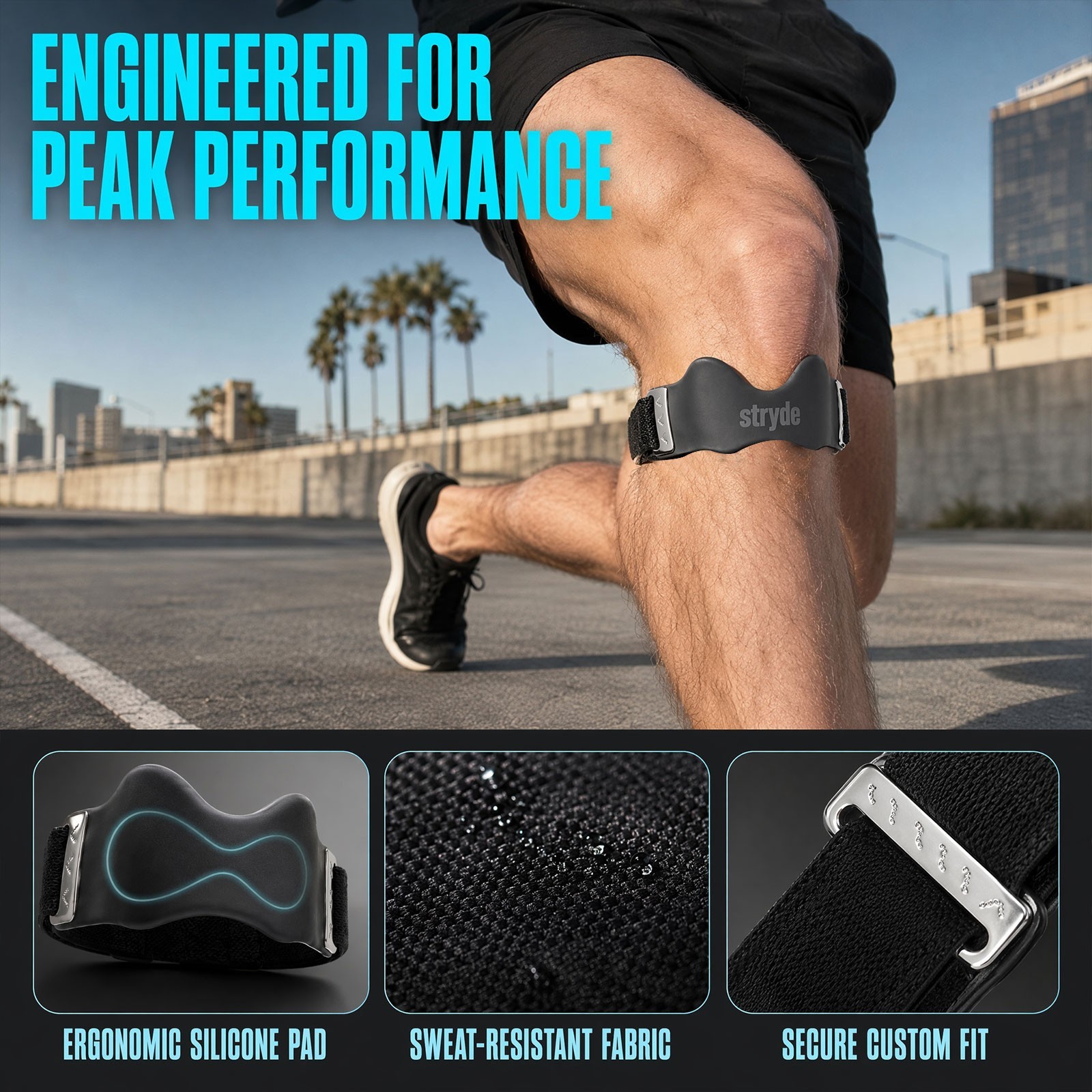 Stryde Precision Knee Strap Patellar Tendon Sports Knee Support