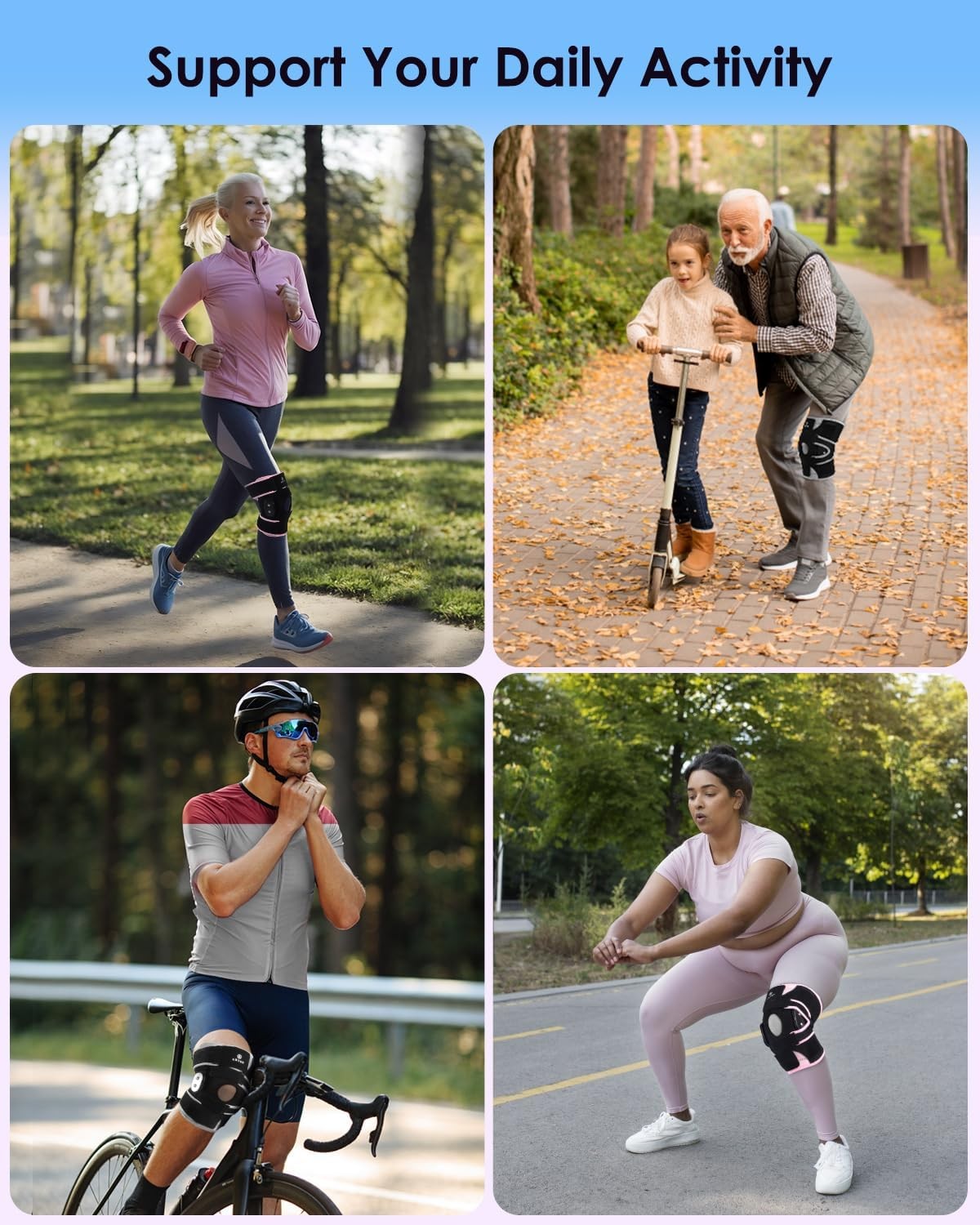 ABYON Hinged Knee Brace Men & Women – Maximum Support Metal Side Stabilizers