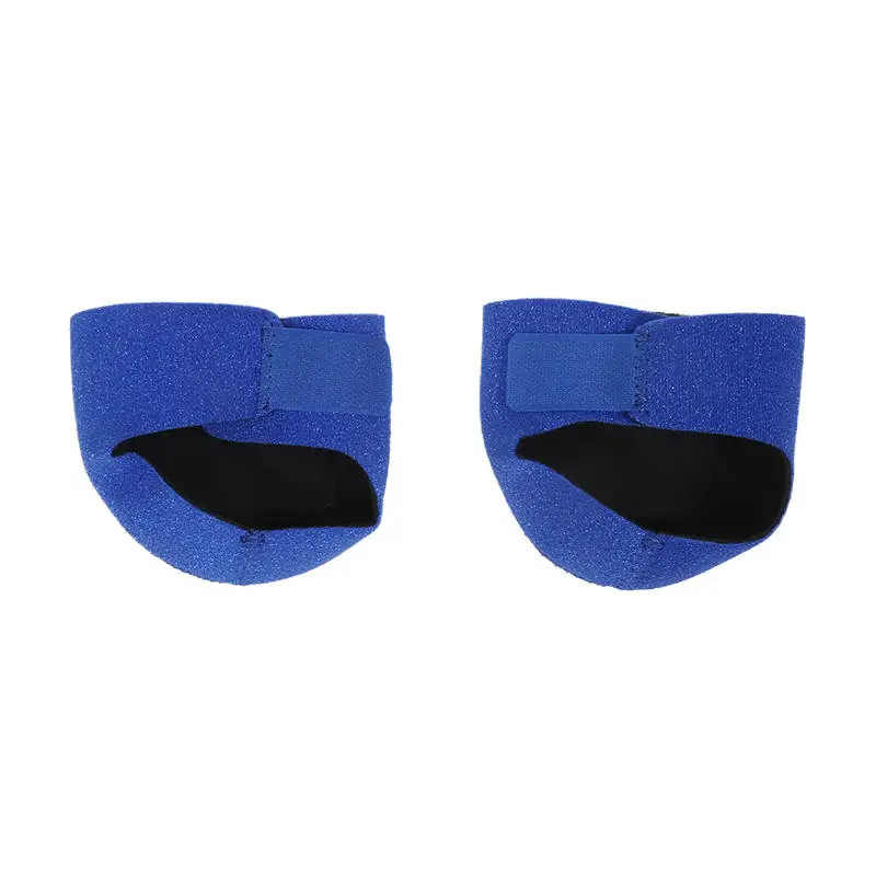 1 Pair Silicone Heel Pads Shock Absorption Relieving Leg Pressure Adjustable Str