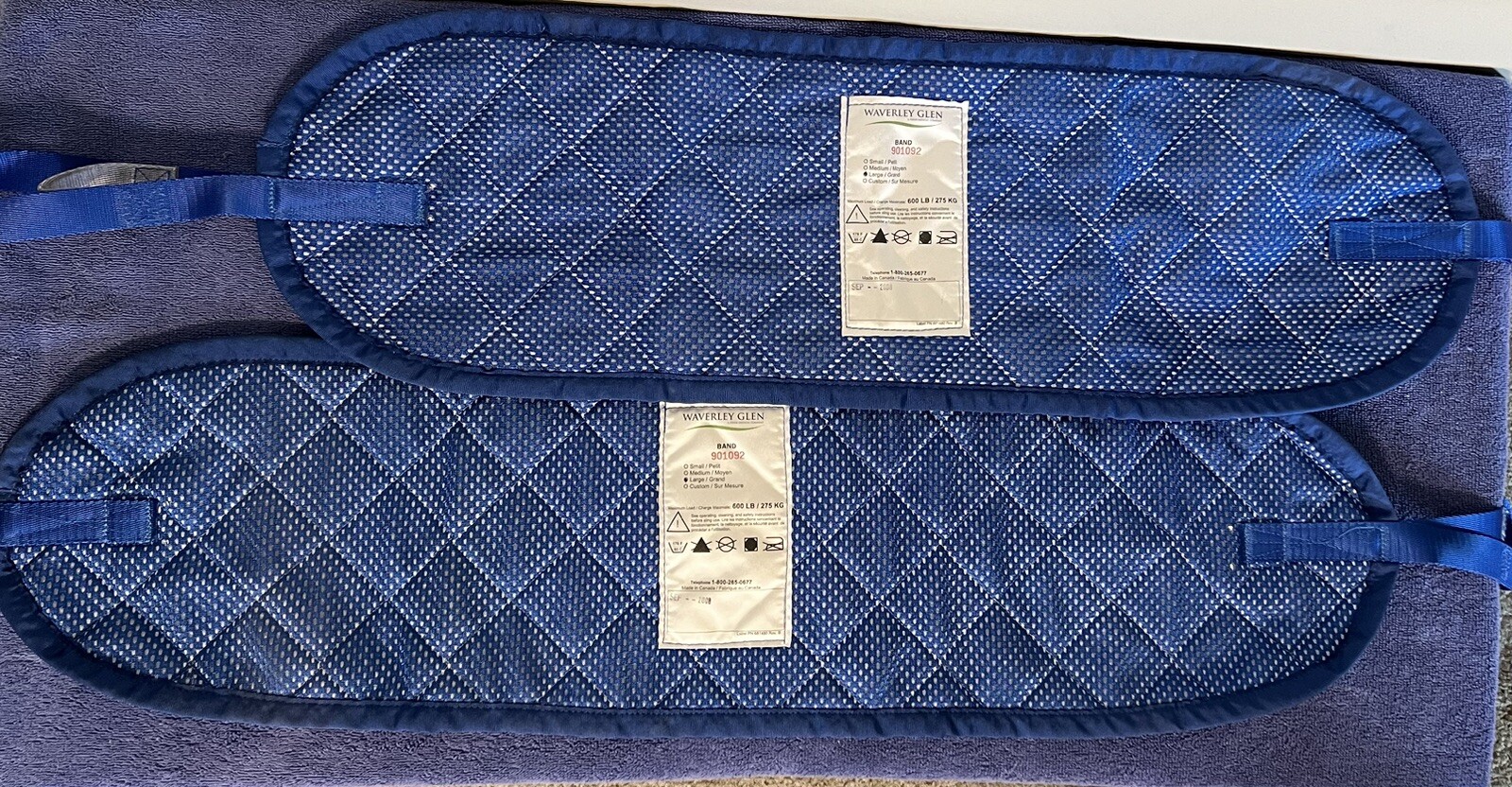 Waverley Glen 507730 Band Sling Quilted Large 600 Lb Capacity Qty 2 Opened