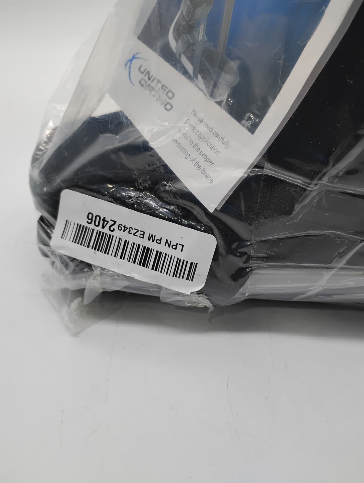 United Ortho USA12033 Plantar Fasciitis Leg Support Brace Adjustable Small Black