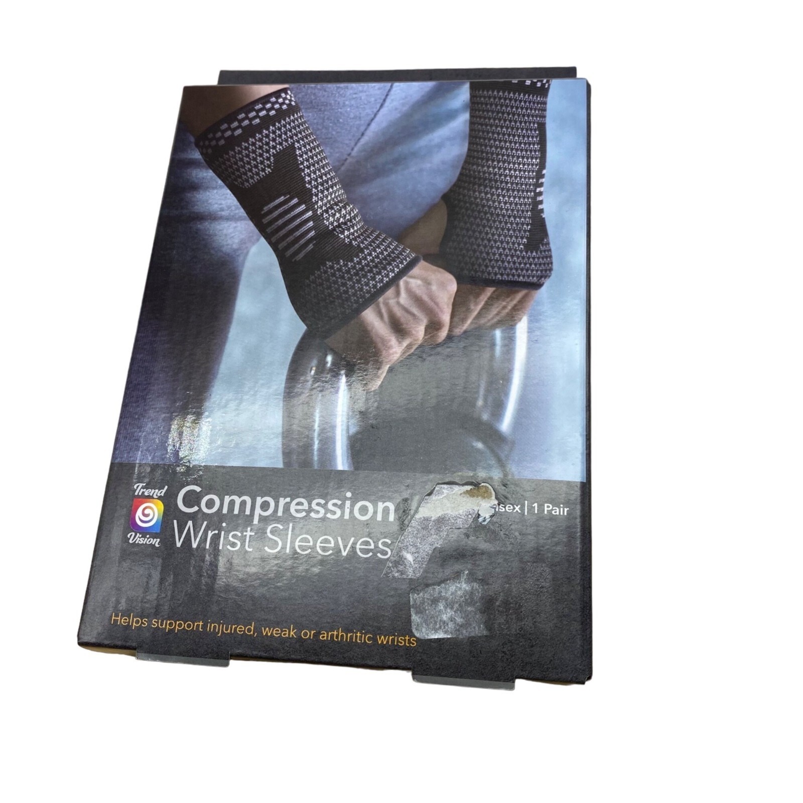 Trend Vision Compression Wrist Sleeves Unisex XL 11-13” Injury Arthritis NEW NWT