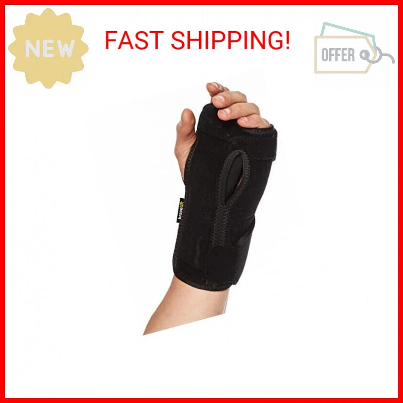 BraceUP Carpal Tunnel Wrist Brace Night Support Lightweight Splint with Cushione