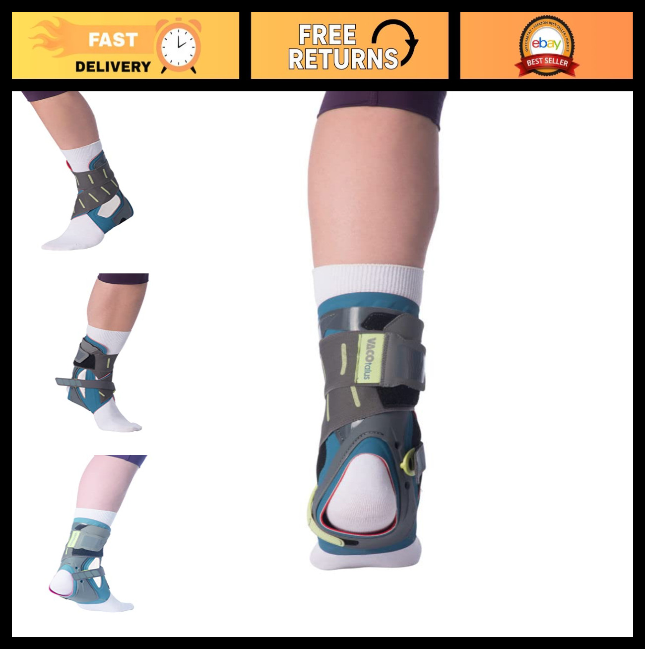 Ankle Brace for Sprains & Achilles Injuries – Support for Tendon Recovery