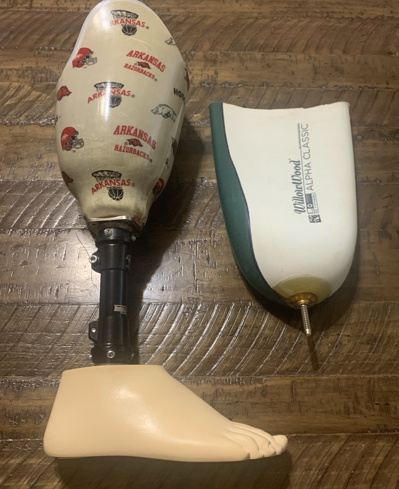 Right Prosthetic Leg Bulldog ATTA-1S Fillauer Foot 25E 10W/8M + WillowWood Liner