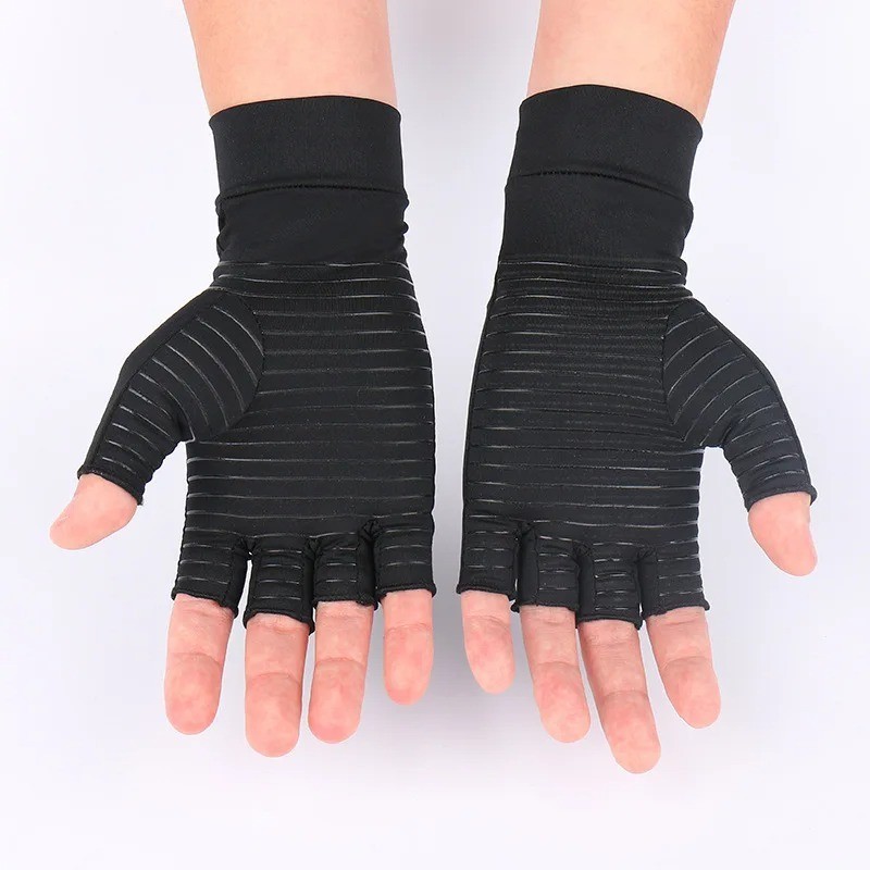 Copper Arthritis Compression Gloves Hand Support Pain Relief Joint Self Care USA