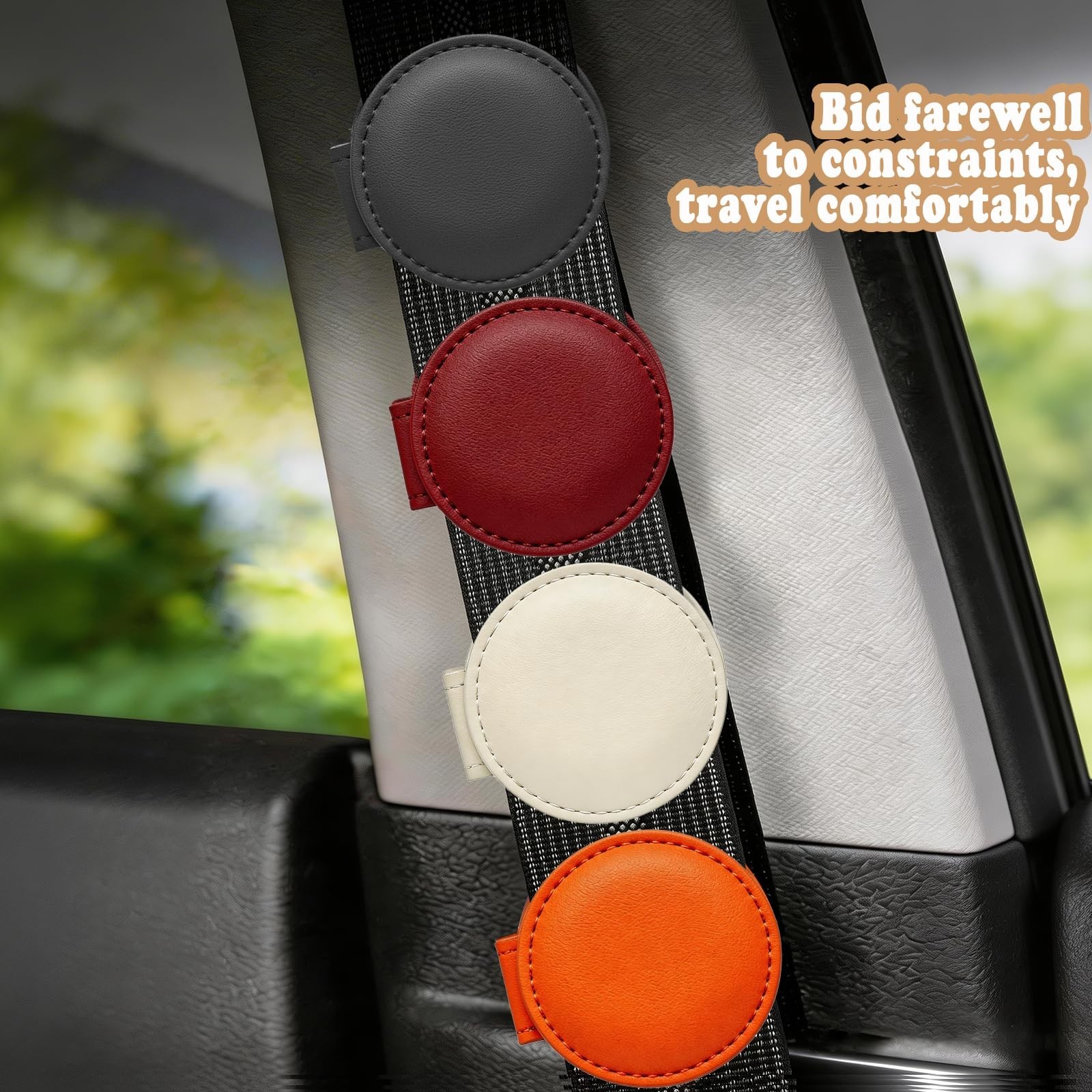 2 Pack Magnetic Belt Clip & Shoulder Strap Positioners – Relieves Neck Pressure,