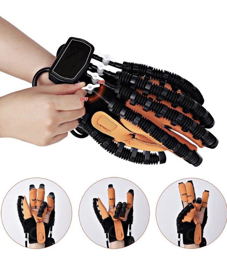 XUETAO Right Hand Rehabilitation Left Hand Training Gloves /Hand Size XL