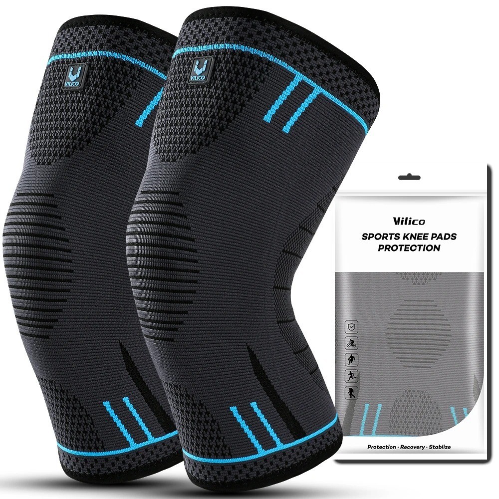 Knee Compression Sleeve Brace Support Pad Sports Knee Running Gym Basketball