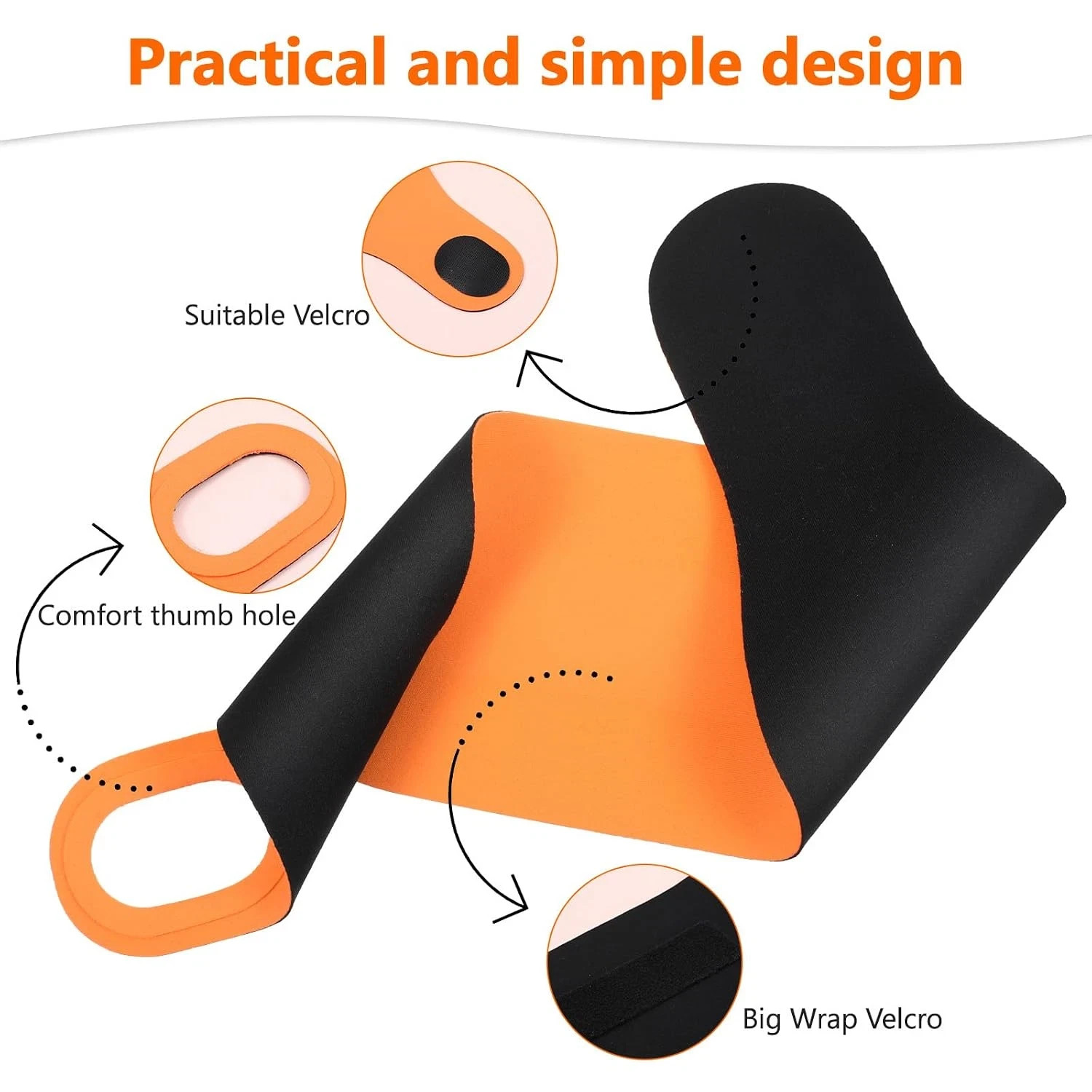 2Pcs Wrist Brace Strap Elastic Wrist Wraps Adjustable Band Fitness Sports Gear 2