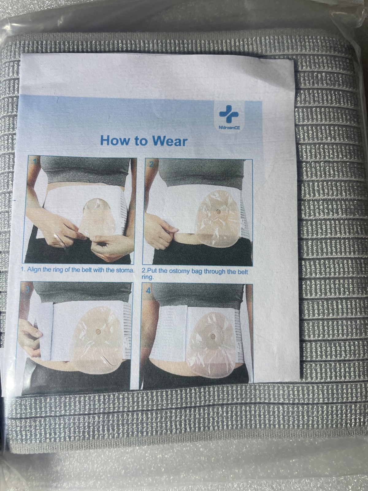 3X Men Or Women Medical Ostomy Belt Ostomy Hernia Support Belt Abdominal LARGE