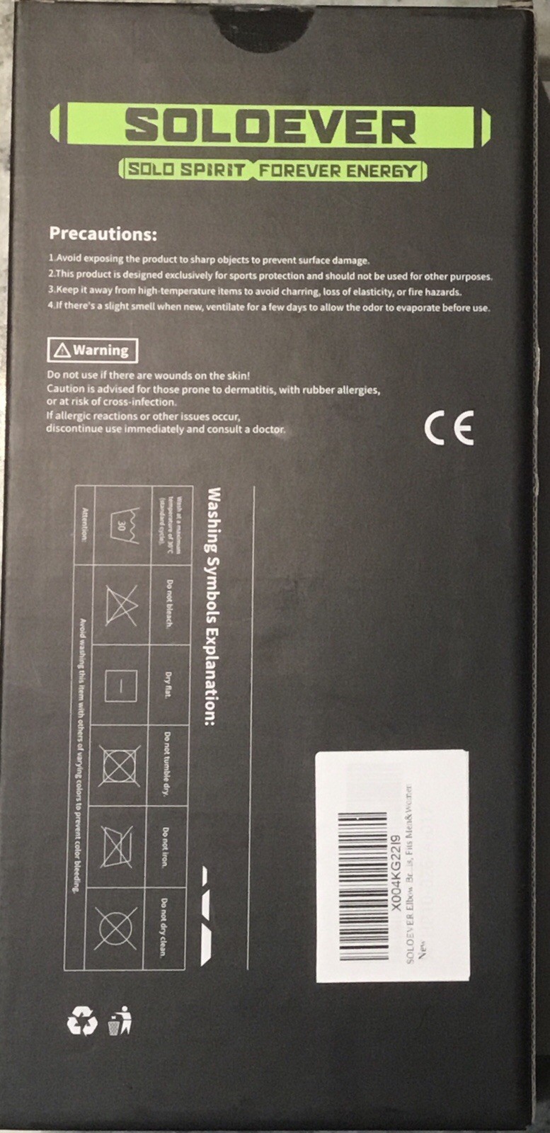 Soloever Elbow Brace compression stabilization New