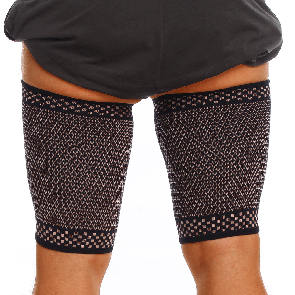Copper Compression Brace Groin Thigh Sleeve Hip Support Wrap Sciatic Nerve Sport