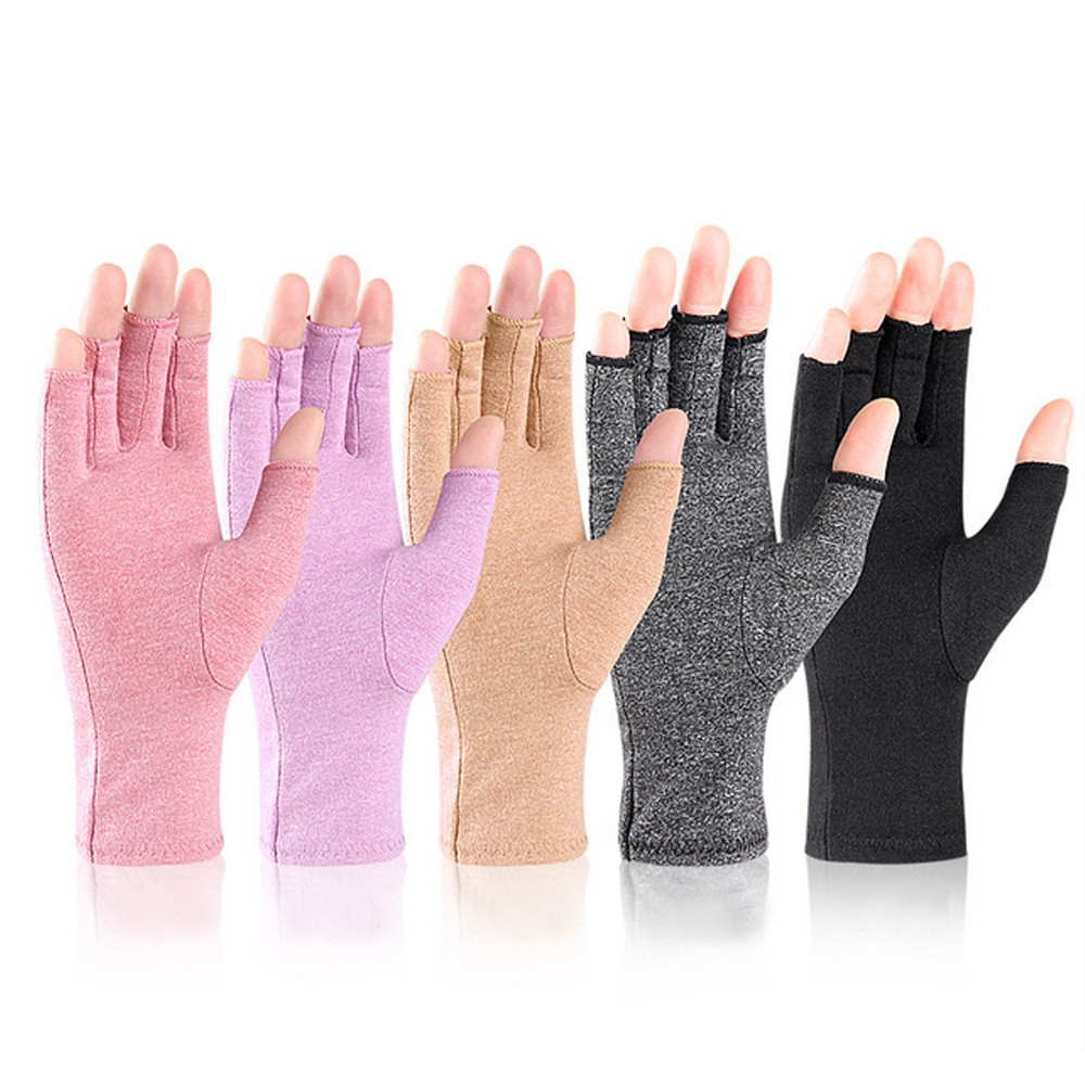 Arthritis Gloves Carpal Tunnel Rheumatiod Tendonitis Fingerless Compression