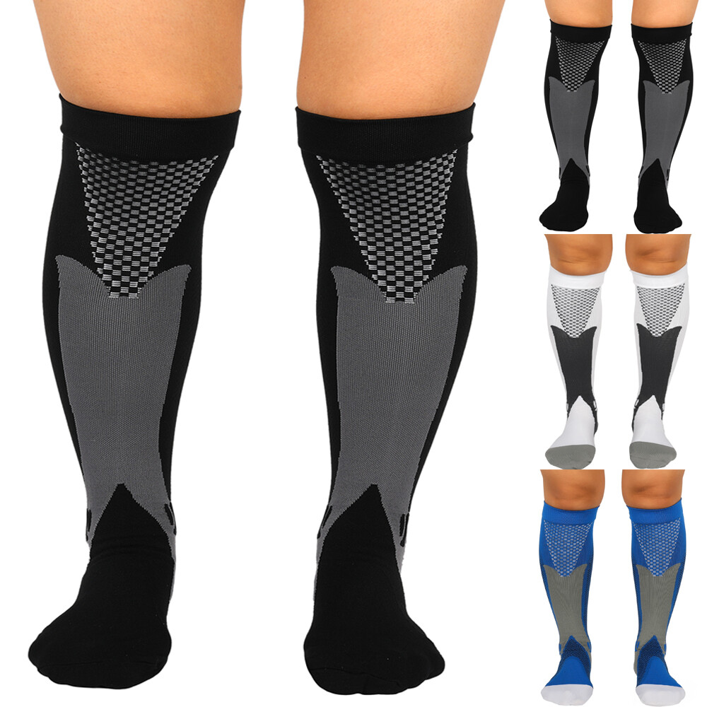Medias de compresión para varices de compresion calcetines 20-30 punta abierta