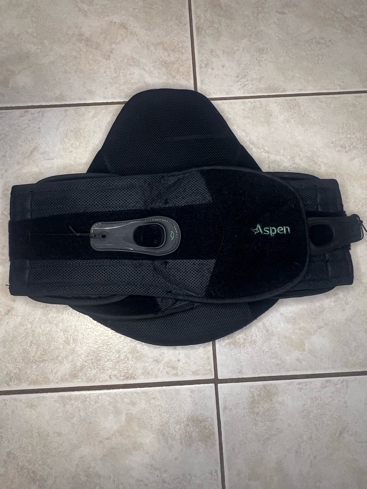 Aspen Horizon 637 LSO Back Brace Black One Size Fits Most Adjustable Lumbar