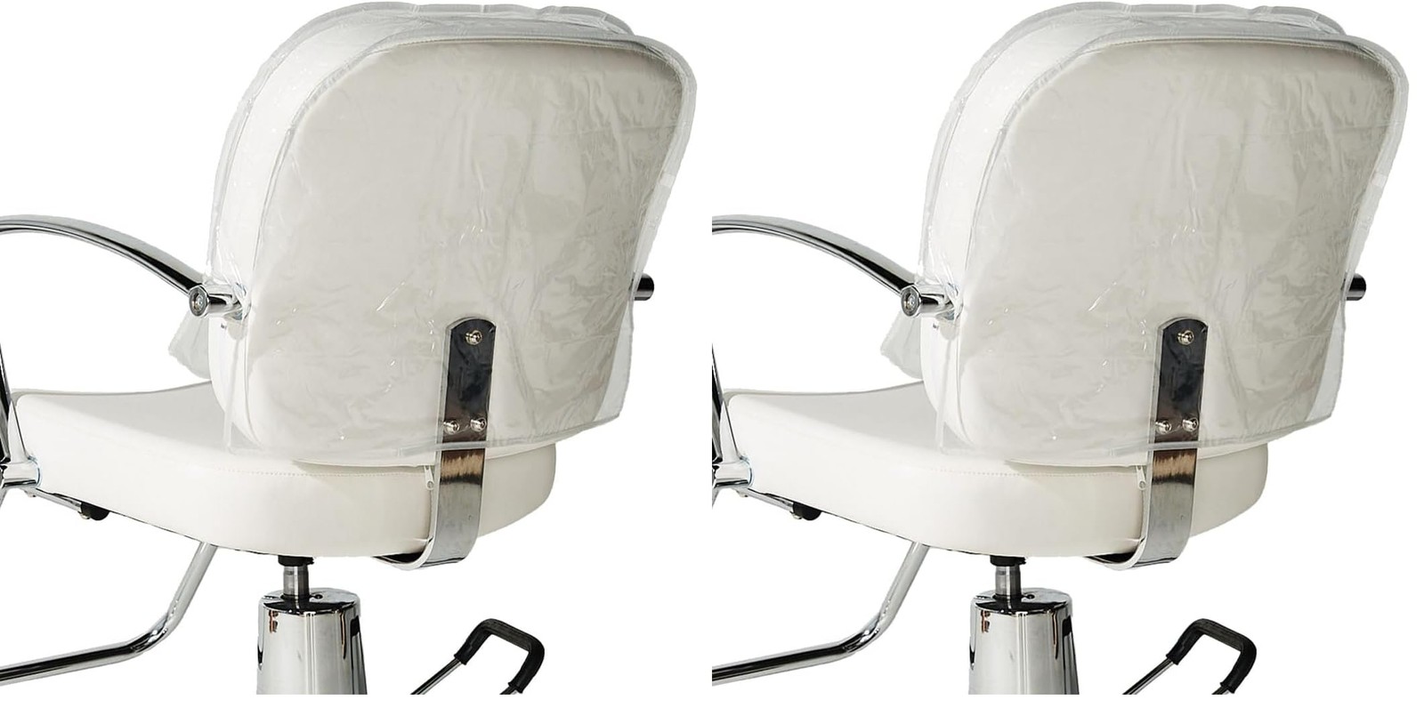 Betty Dain Salon Chair Cover, Protects Spa/Salon 2 Pack, Clear