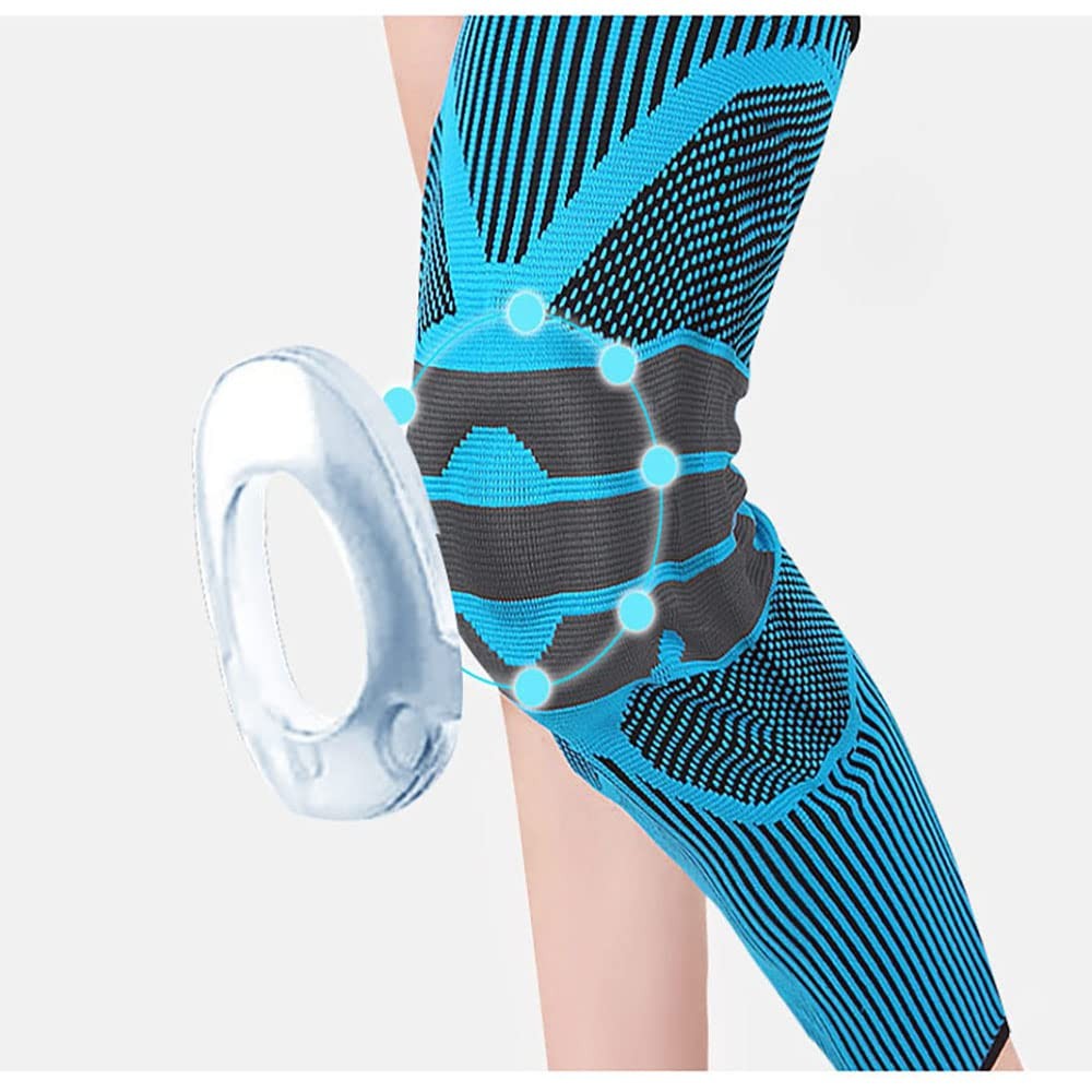 SVDpirit Professional Knee Brace Compression Sleeves(1pc) Full X-Large, Blue