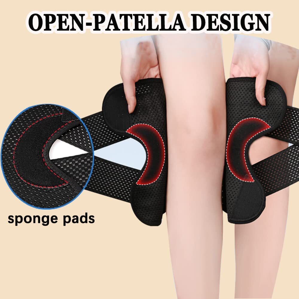 Breathable Knee Support Brace Patella Joint Pain Arthritis Relief Wrap Sport Gym