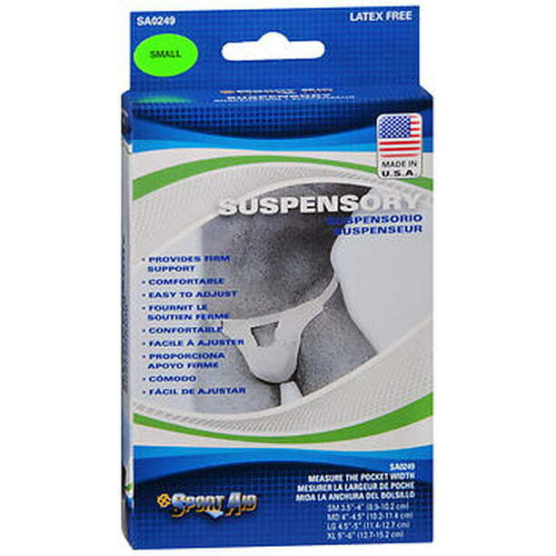 Sport Aid SA0249 Suspensory Elastic Waist Band Small Firm Fit 1 Ct Pack of 3
