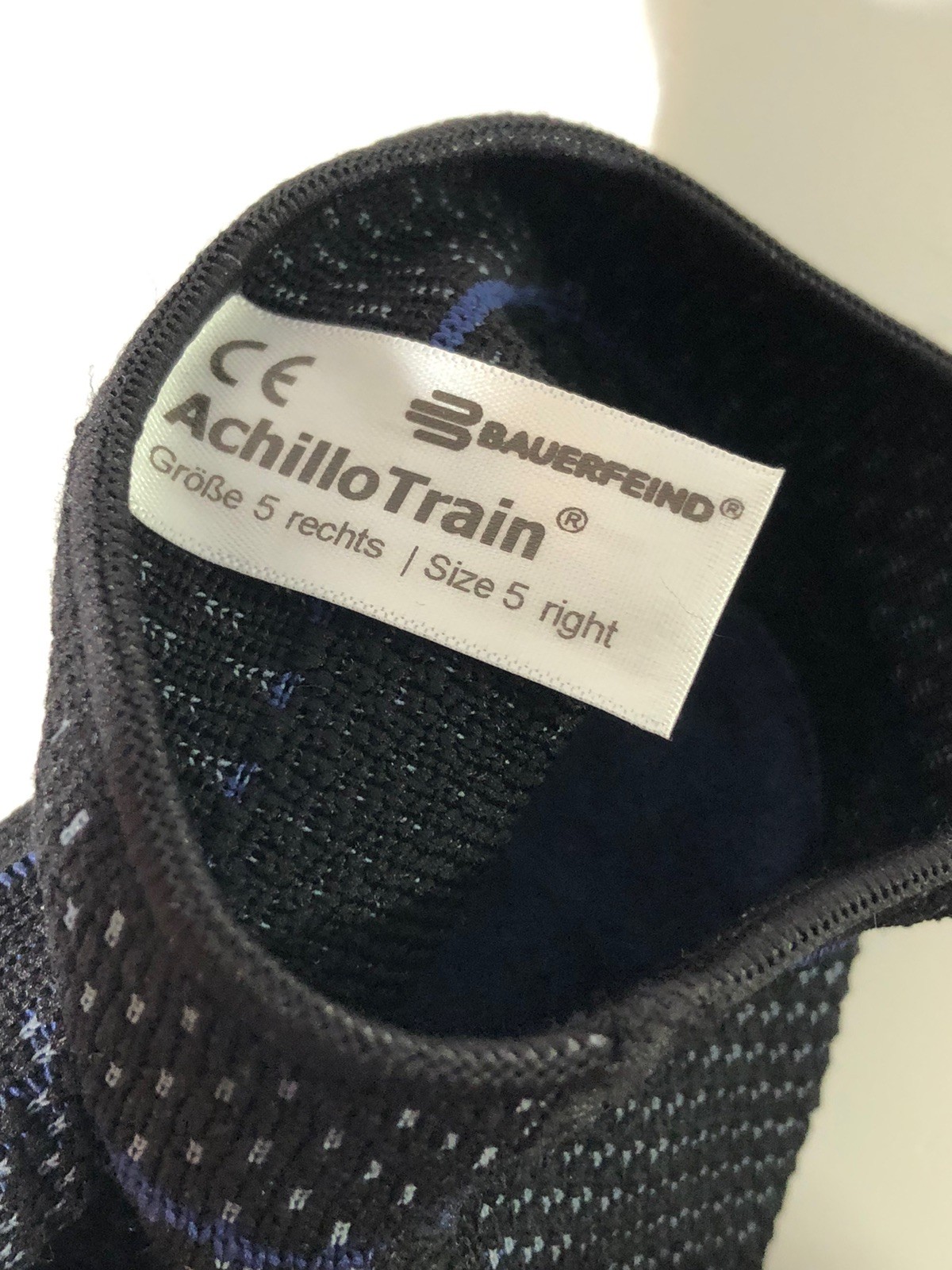 Bauerfeind AchilloTrain Size 5 Right Achilles Tendon Support Viscoelastic Pad