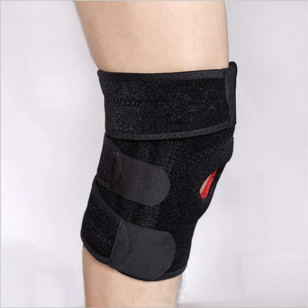 Knee Brace Compression Sleeve Joint Support Open Patella Stabilizer Wrap S/M