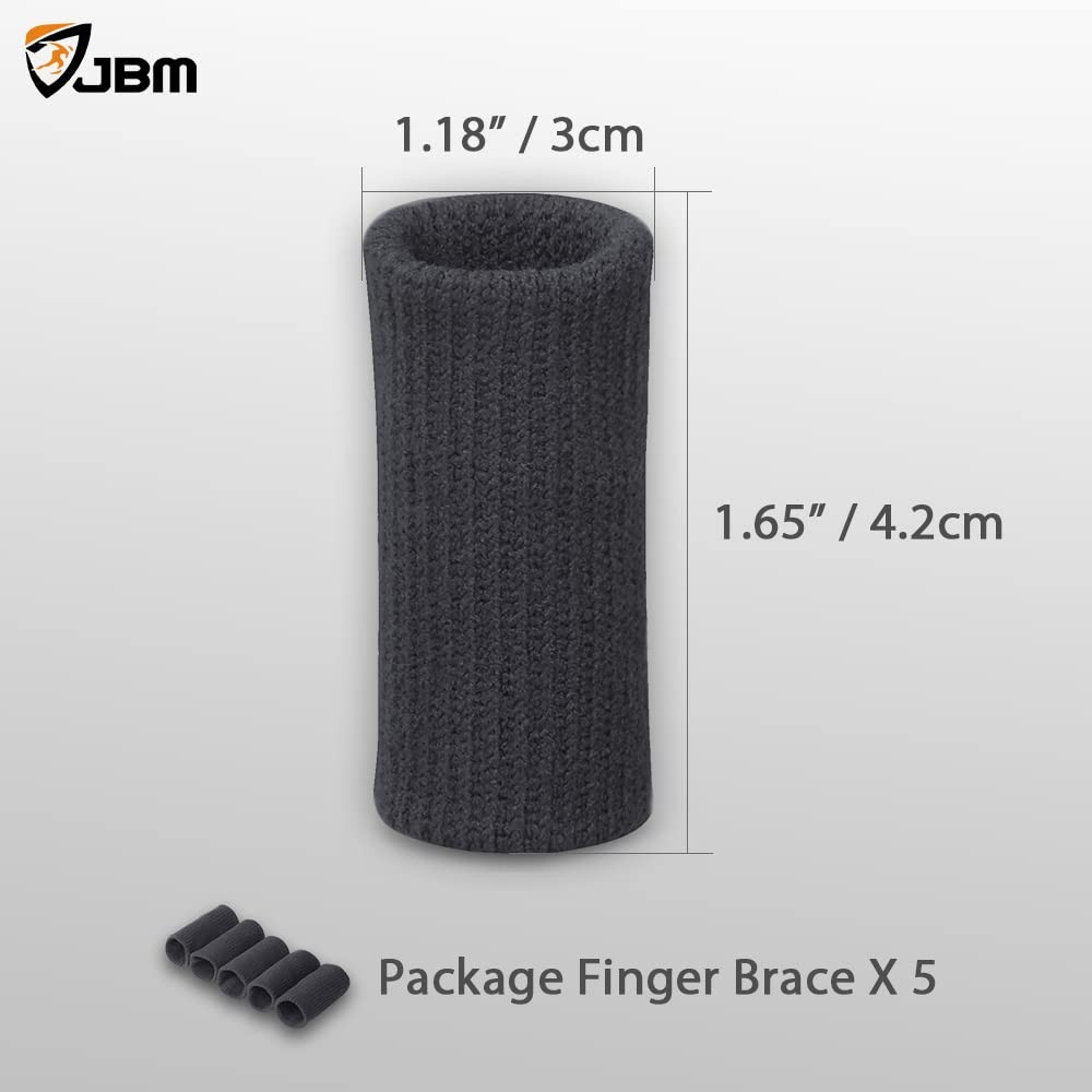 Grey Orthopedic Compression Finger Brace One Size Fits All Sports Support