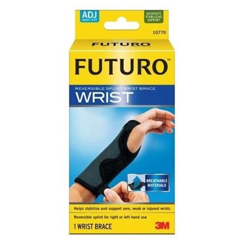 3M 10770EN Futuro Adjustable Wrist Brace Black 5.5″-8.5″