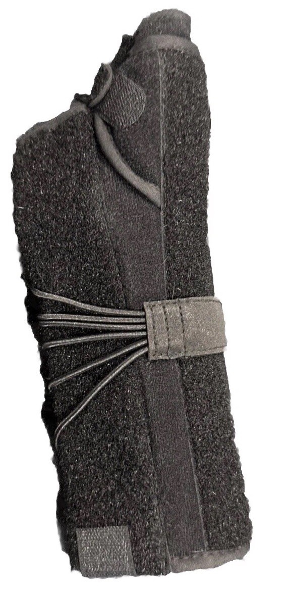 DJO Right Wrist Brace Adjustable Black Adult One Size Fits Most