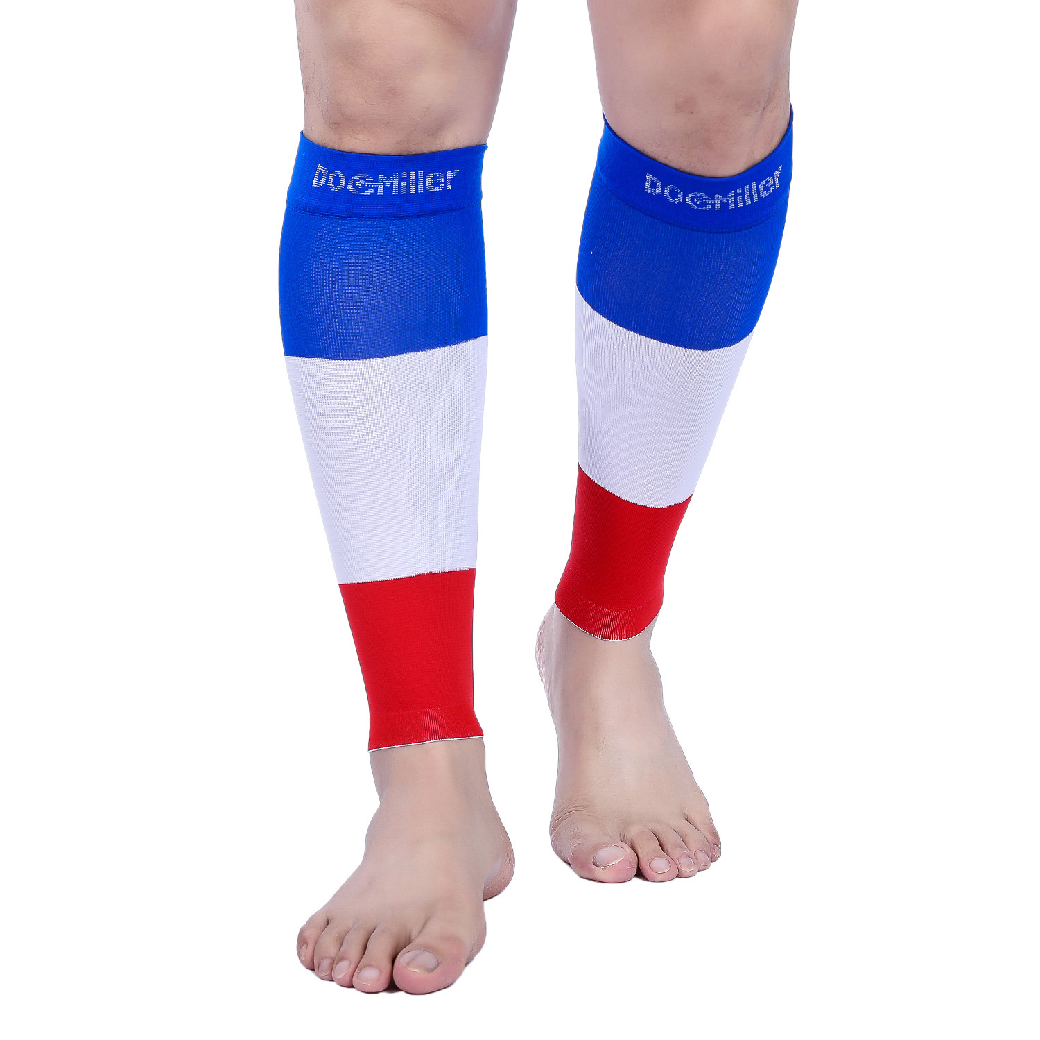 Doc Miller Compression Calf Sleeve Running Leg Support Brace 15-20 mmHg Splint