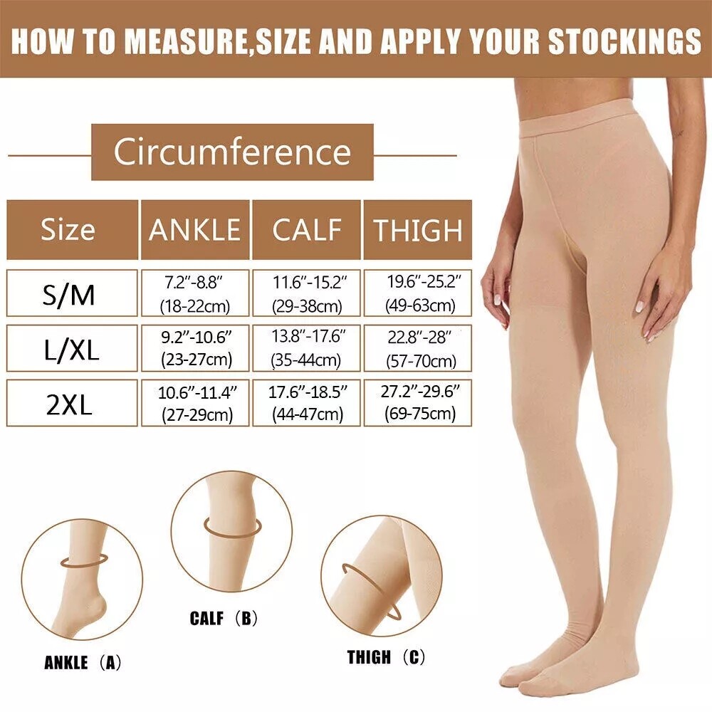 Men’s and women’s jumpsuit stockings30-40mmHg promote leg blood circulation