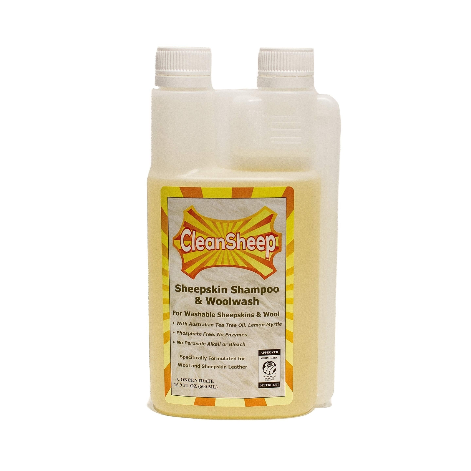 Sheepskin Large Medical Tanned + Shampoo Bundle