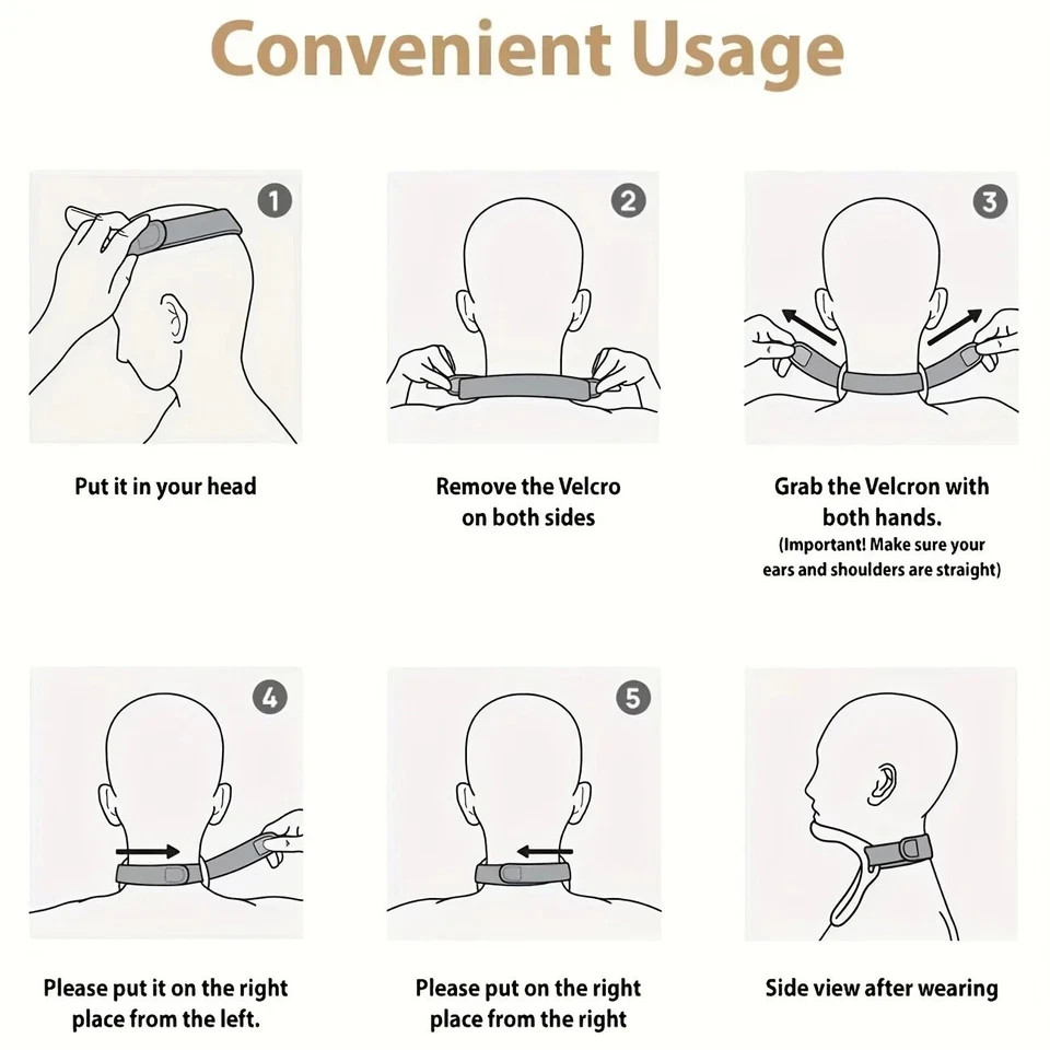 Posture Corrector Cervical Collar Neck Brace Cervical Traction Device Neck Brace