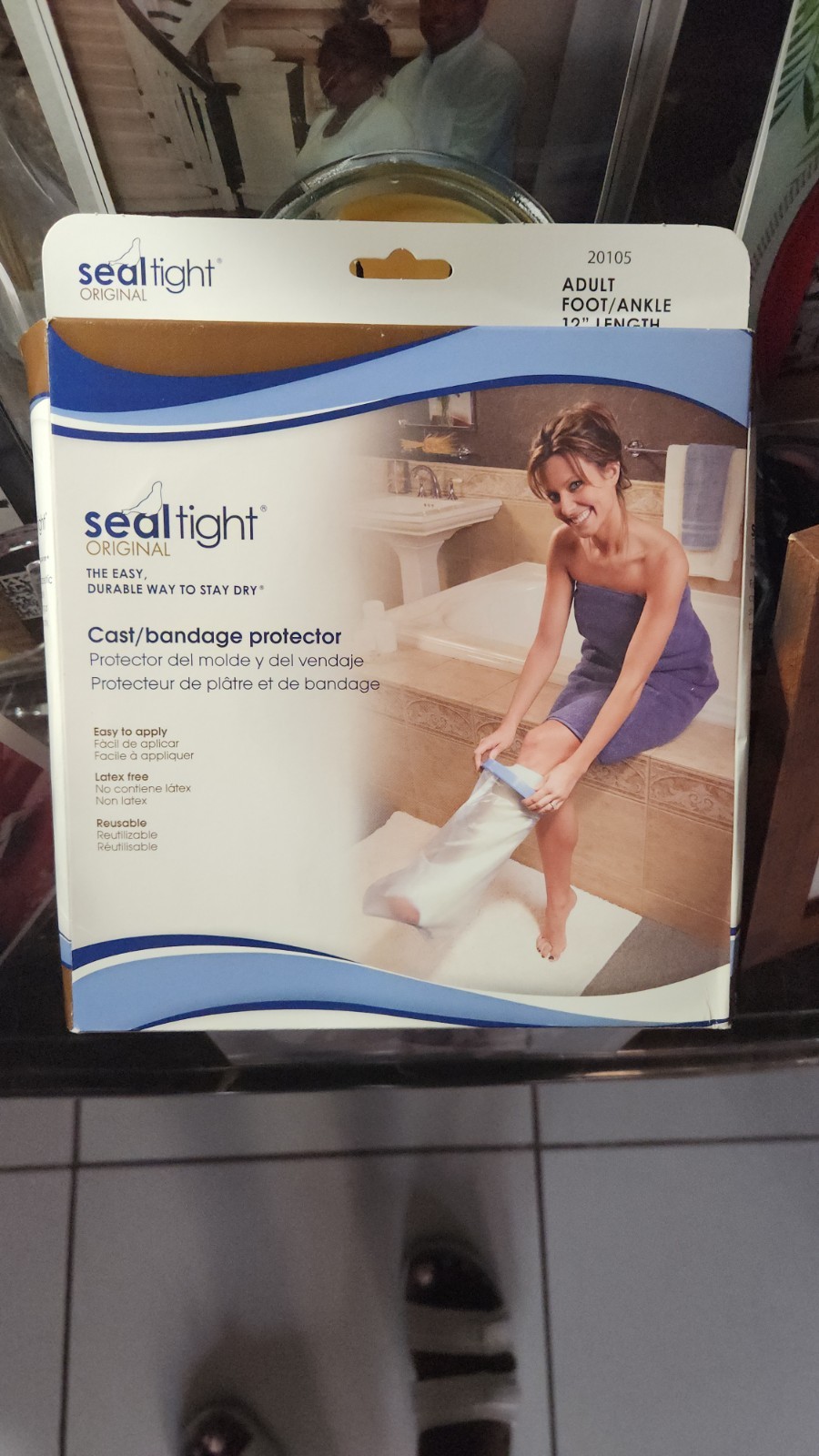 Waterproof Cast Bandage Protector Adult Short 23” Knee -toe Seal-Tight Original
